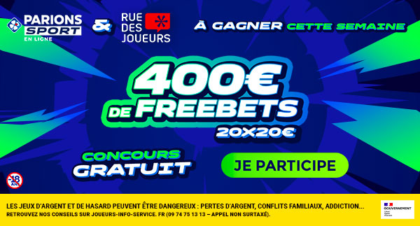 Concours de pronos Parionssport En ligne : 4 000€ de cadeaux en jeu !
