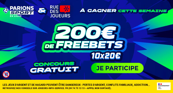 Concours de pronos Parionssport En ligne : 4 000€ de cadeaux en jeu !