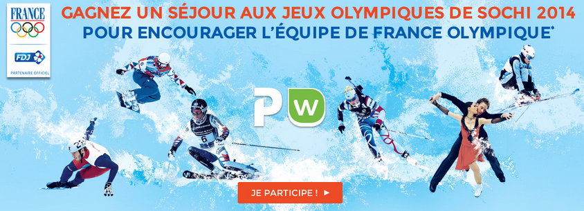 Gagnez un séjour aux J.O. de Sotchi avec Parionsweb !