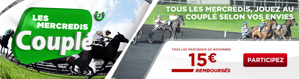 Dernier mercredi pour profiter de 15€ remboursés chez Betclic Turf