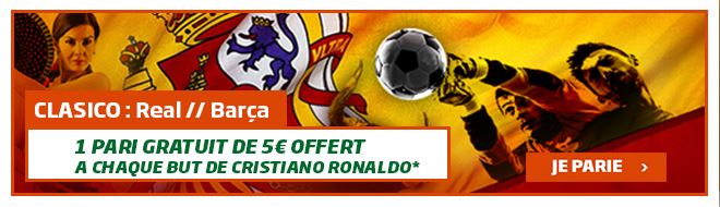 pmu-sport-real-madrid-fc-barcelone-liga-pari-gratuit-5-euro-cristiano-ronaldo