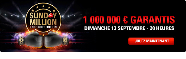 pokerstars sunday million edition full knockout un million euros garantis