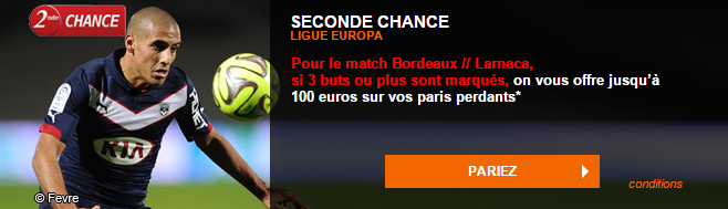 pmu sport europa league seconde chance bordeaux larnaca
