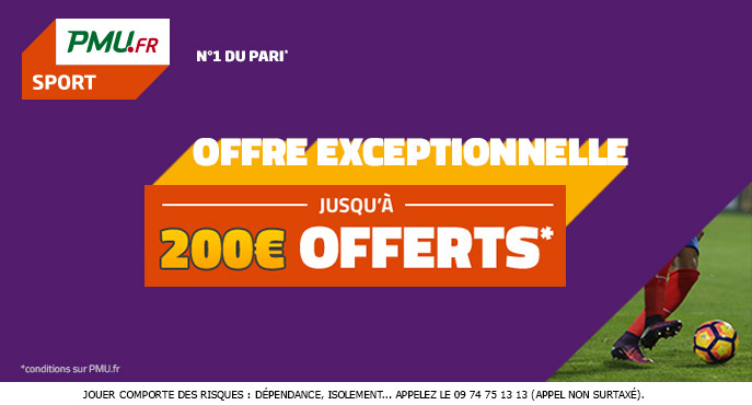 PMU Sport 170 euros paris offerts