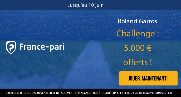france-pari-tennis-roland-garros-challenge-5000-euros