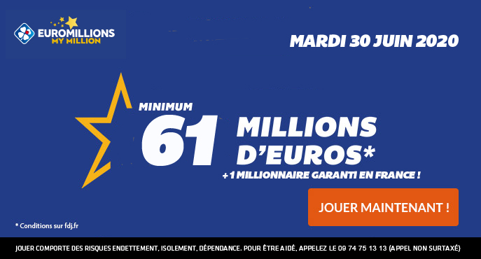 euromillions vendredi 26 juin 2020
