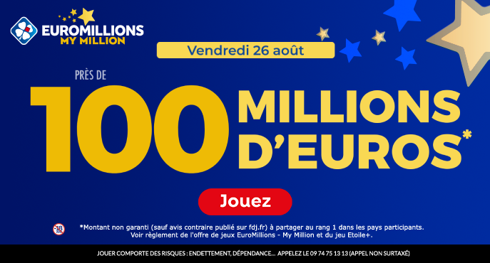 Turn down Geography Narabar Tirage EuroMillions Mardi 6 septembre 2022 : Près de 17 Millions d'€ en jeu  !!!