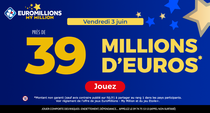 Actualité FDJ- Toutes les News de la Française des Jeux (Bonus, Promos,  Actus...)
