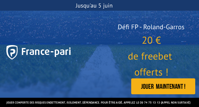 france-pari-defi-fp-tennis-roland-garros-5-juin-20-euros-freebet