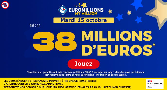 euromillions mardi 15 octobre 2024