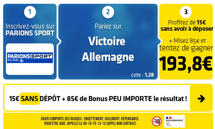 parionssport en ligne 100 euros offerts