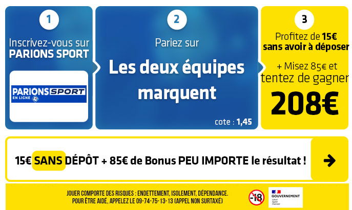 parionssport en ligne 100 euros offerts