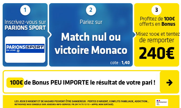 parionssport en ligne 100 euros offerts