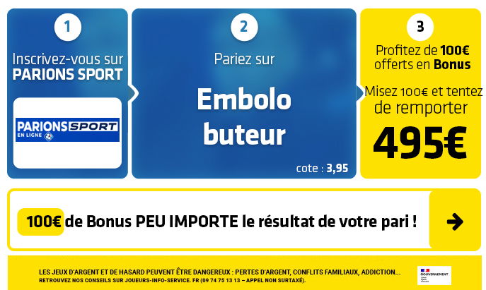 parionssport en ligne 100 euros offerts