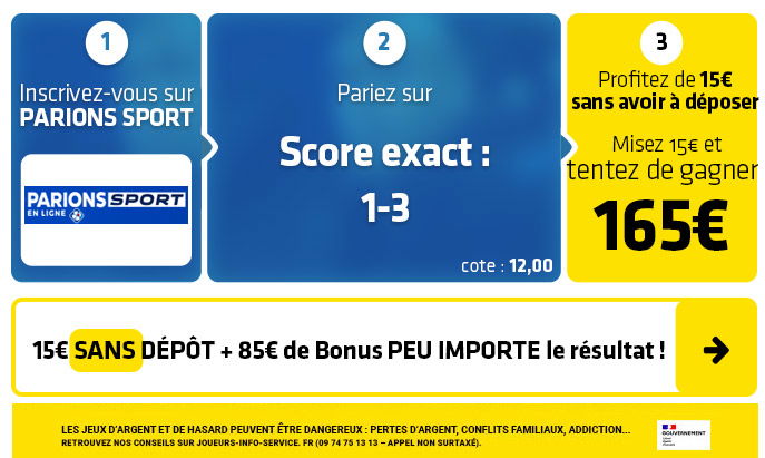 parionssport en ligne 100 euros offerts