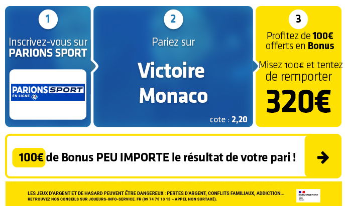 parionssport en ligne 100 euros offerts