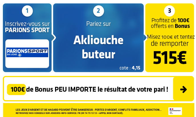 parionssport en ligne 100 euros offerts