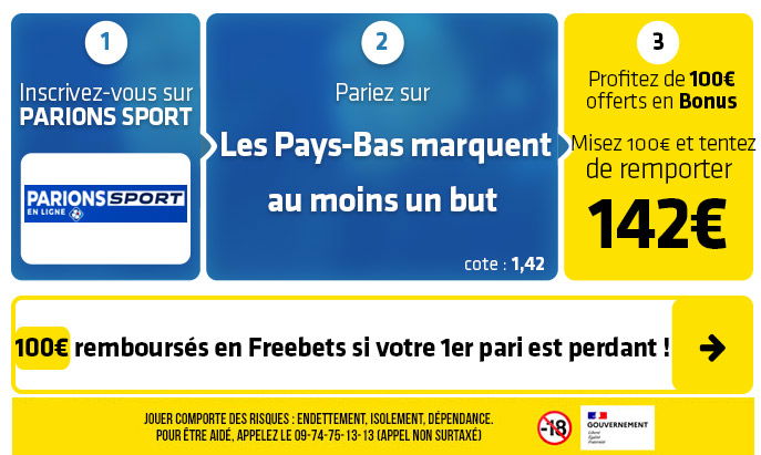 parionssport en ligne 100 euros offerts