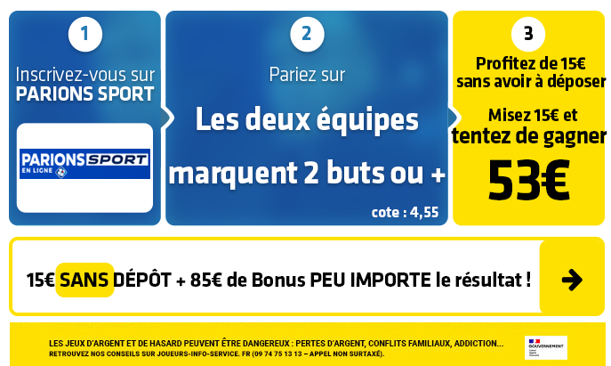 parionssport en ligne 100 euros offerts