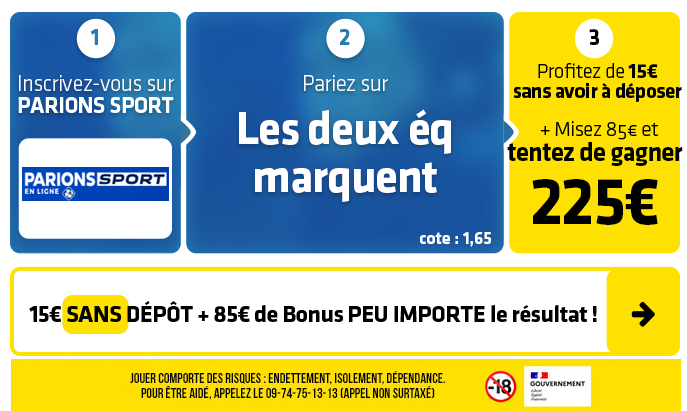 parionssport en ligne 100 euros offerts