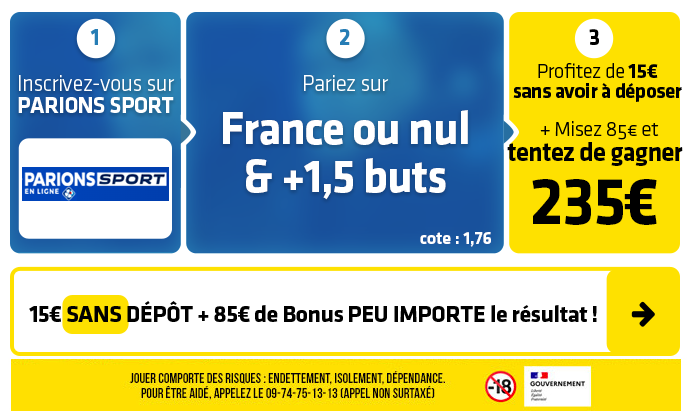 parionssport en ligne 100 euros offerts