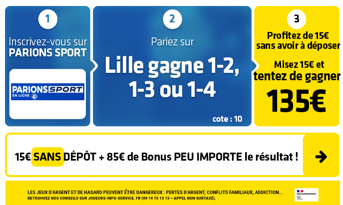 parionssport en ligne 100 euros offerts