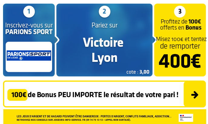 parionssport en ligne 100 euros offerts