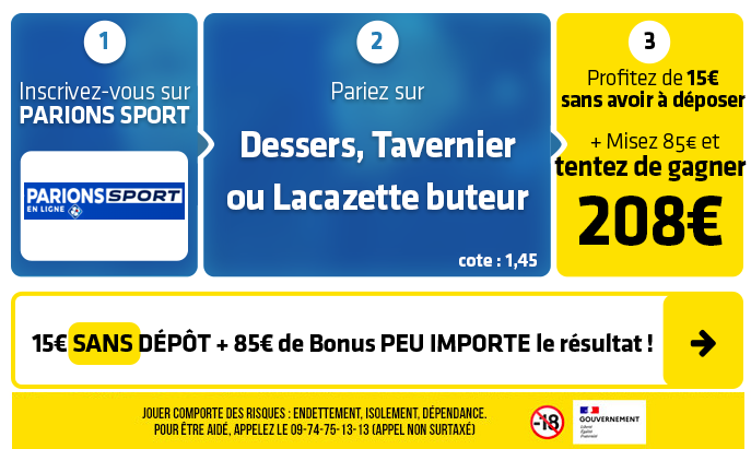 parionssport en ligne 100 euros offerts