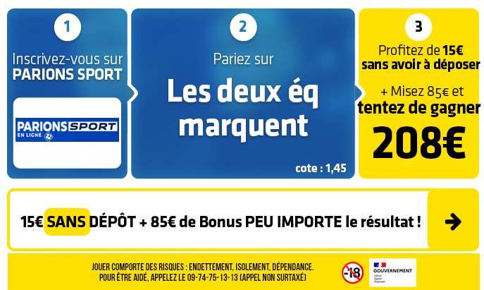 parionssport en ligne 100 euros offerts