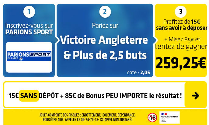 parionssport en ligne 100 euros offerts