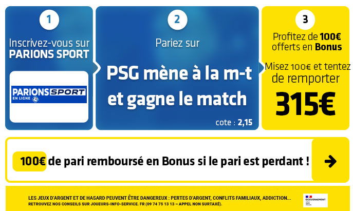 parionssport en ligne 100 euros offerts