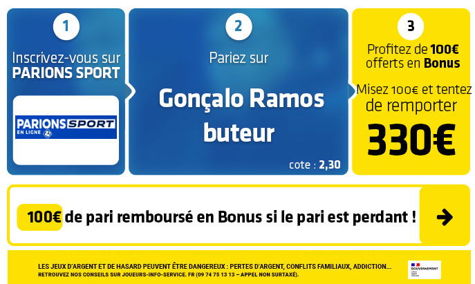 parionssport en ligne 100 euros offerts