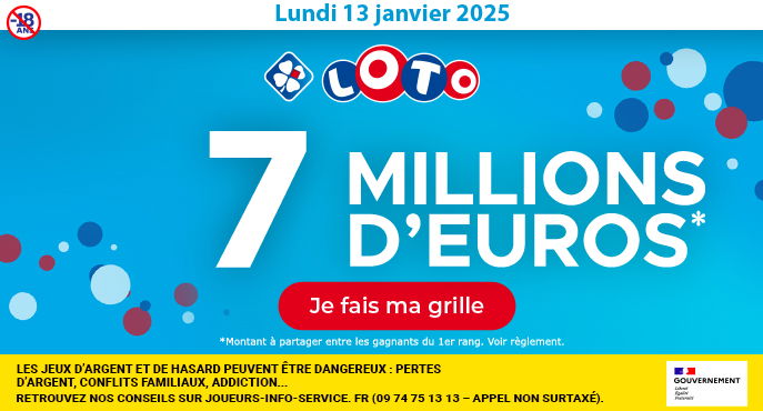 Tirage LOTO samedi 16 novembre 2024