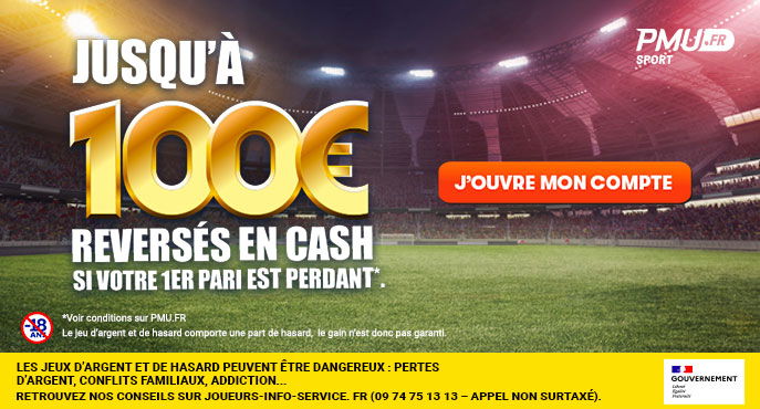 GROSSES COTES sur PSG - Arsenal : + de 400€ à gagner sans pression grâce au Bonus CASH chez PMU !