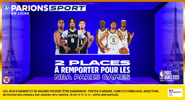 Concours ParionsSport : 2 places de NBA à gagner !