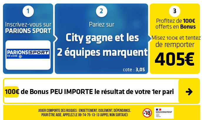 parionssport en ligne 100 euros offerts