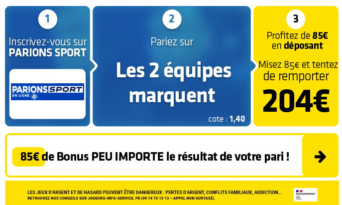 parionssport en ligne 100 euros offerts