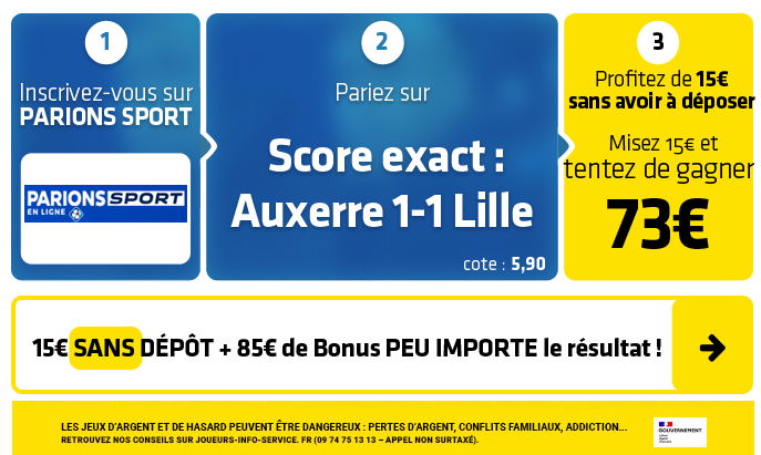 parionssport en ligne 100 euros offerts