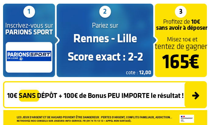 parionssport en ligne 100 euros offerts