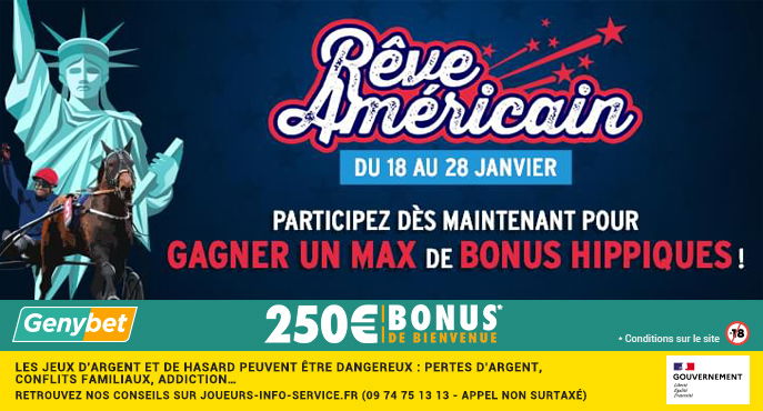 genybet prix amerique 2025