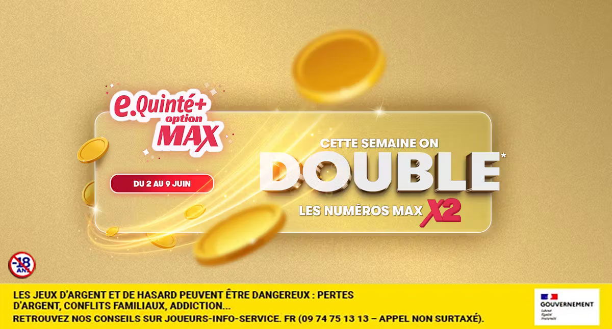 Offre exceptionnelle PMU.fr : 12 numéros Max X2 chaque jour jusqu’au 9 juin !!!