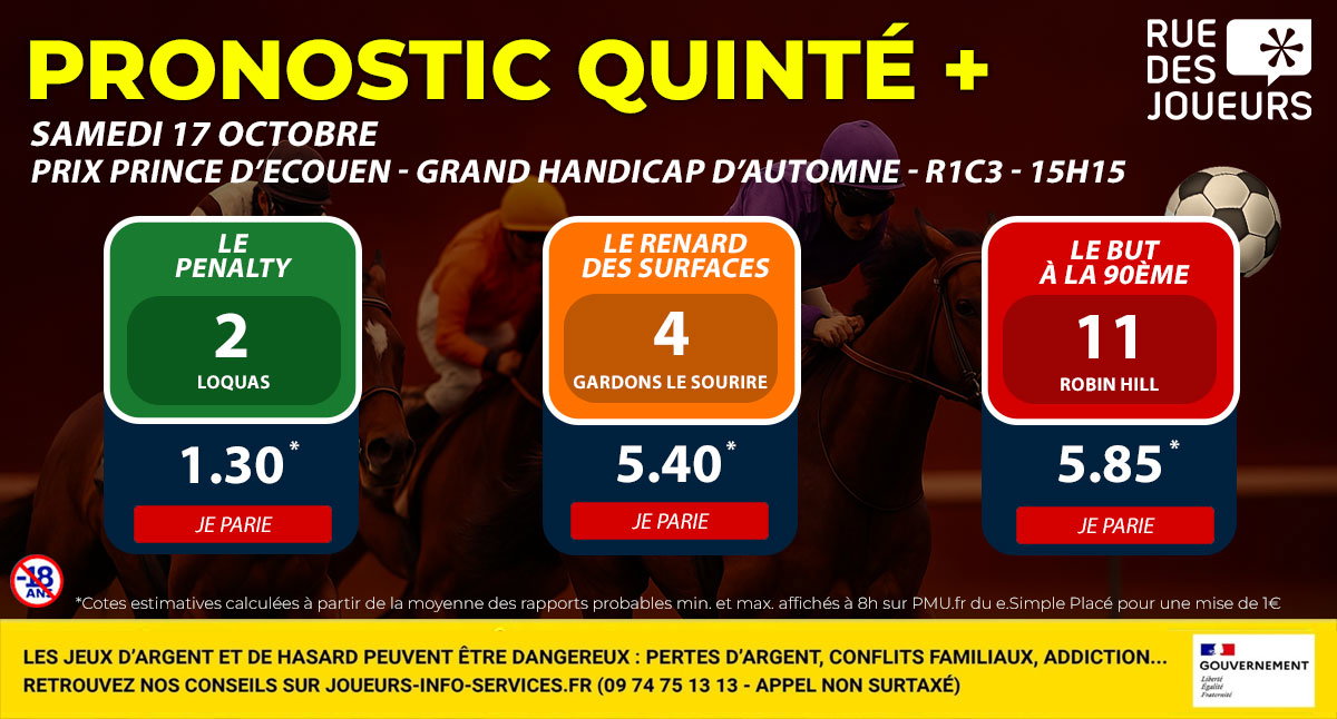 pronostic quinte pmu