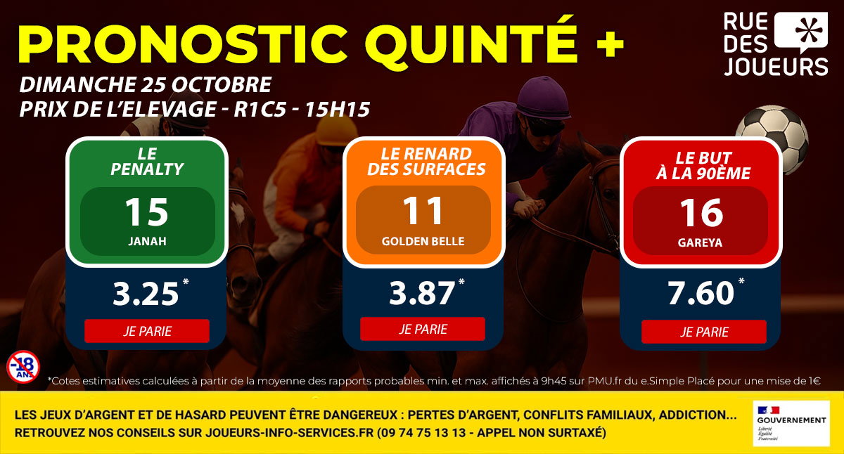 pronostic quinte pmu