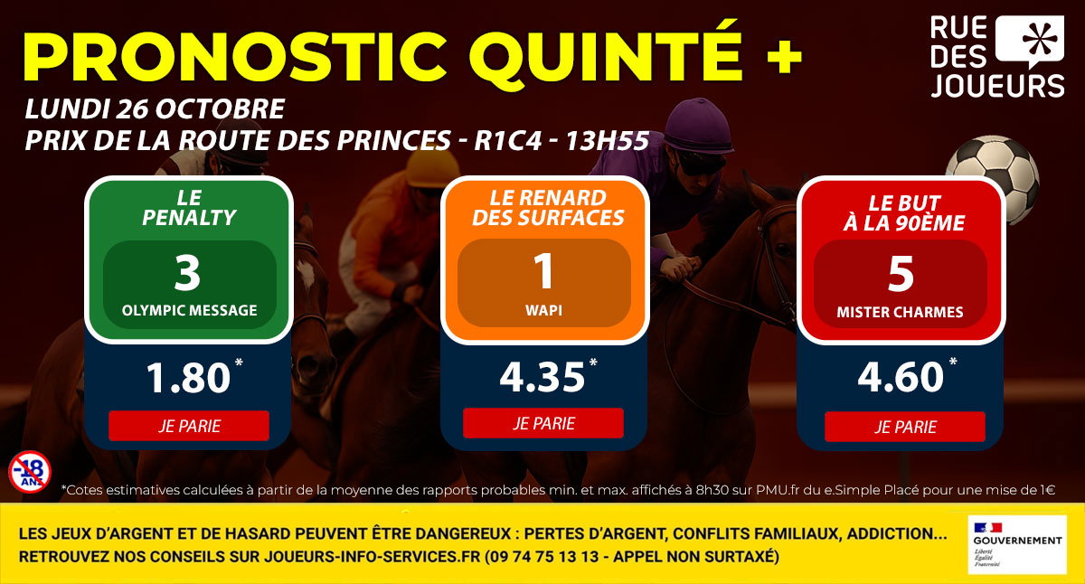 pronostic quinte pmu