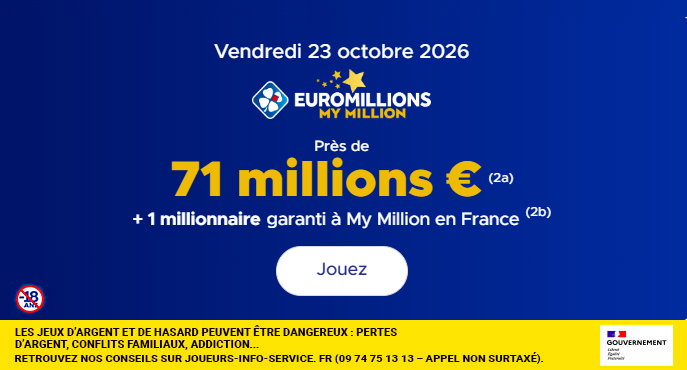 euromillions vendredi 23 octobre