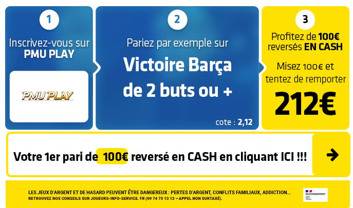 Barcelone - Real Madrid : 100€ CASH offerts pour miser sur le 1er Classico de la saison !