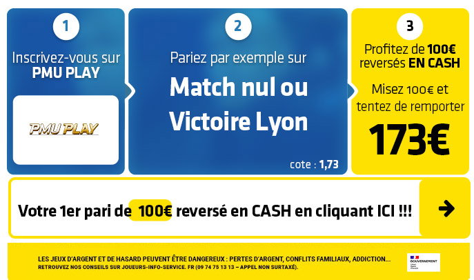 Hoffenheim - Lyon : 100€ CASH offerts pour miser sur les Gones en Ligue Europa !