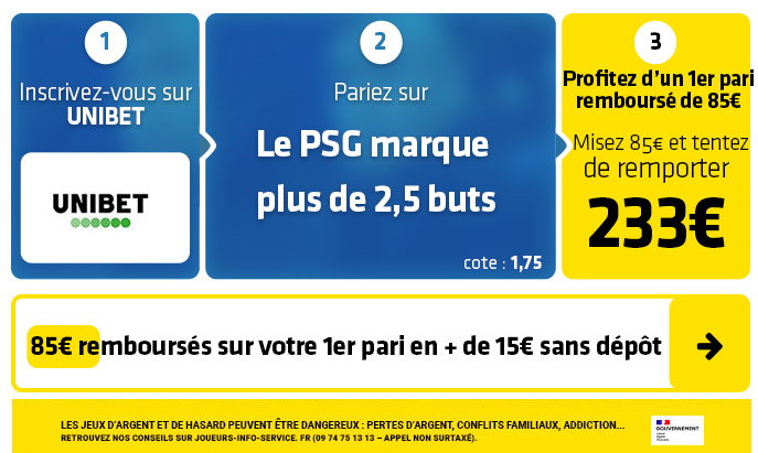 Brest - PSG : 15€ SANS SORTIR la CB pour parier SANS RISQUE sur l'affiche de Ligue 1 !