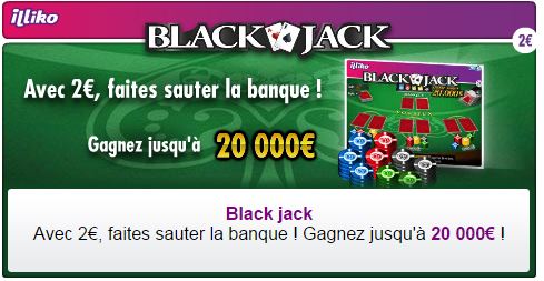 fdj club vip ruedesjoueurs blackjack grattage illiko bonus 40 euros