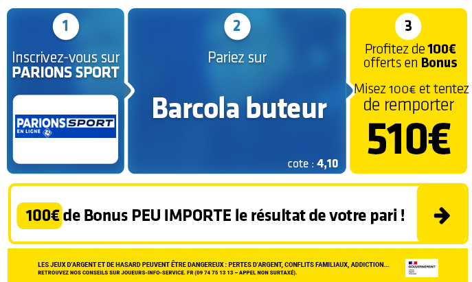 parionssport en ligne 100 euros offerts